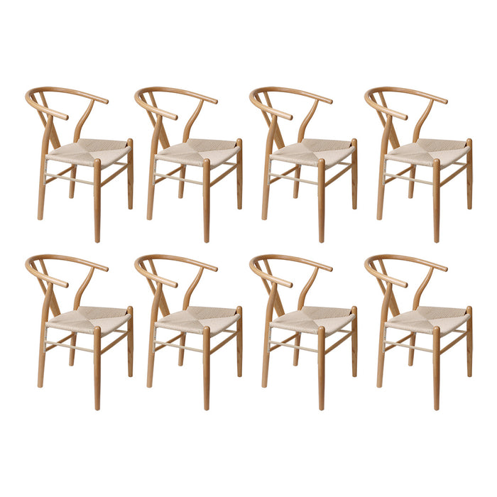 6X Dining Chairs Wooden Hans