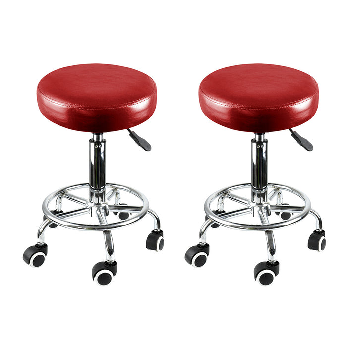 2X Salon Stool Swivel Barber Stools