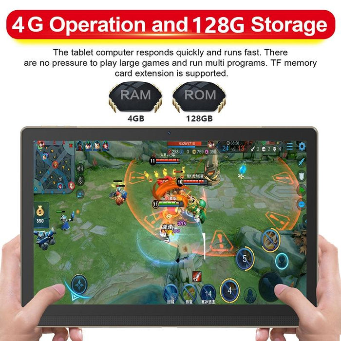 4G Lte Tablet Pc 14.1 Inch 4Gb+128Gb Android 8.1 Mtk6797 Deca Core 2.1Ghz Dual Sim Support Gps Otg Wifi Bt