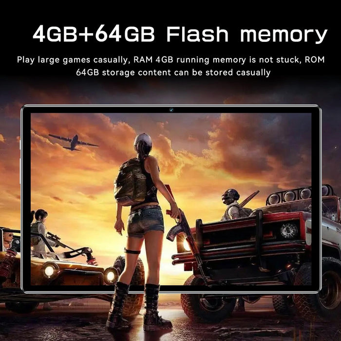 4G Lte Tablet Pc 10.1 Inch 4Gb+64Gb Android 8.1 Mtk6755 Octa-Core 2.0Ghz Support Dual Sim / Wifi / Bluetooth / Gps