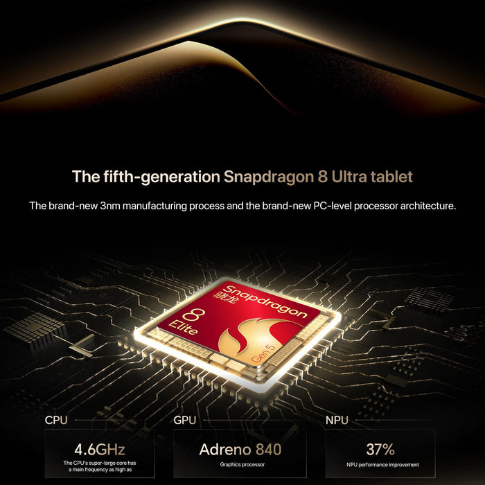 Honor Magicpad3 Pro 13.3 Inch Wifi Tablet Pc 12Gb+512Gb Magicos 10.0 Qualcomm Snapdragon 8 Elite Gen5 Octa Core White