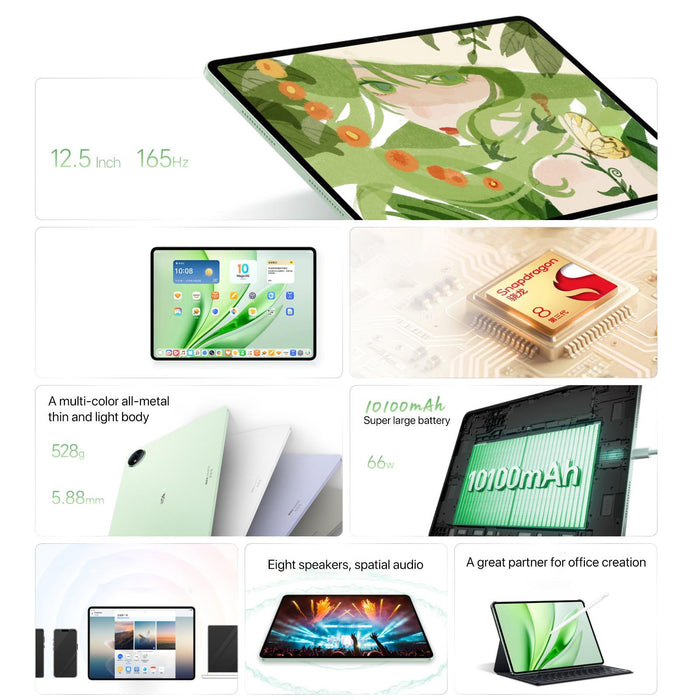 Honor Magicpad3 12.5 Inch Wifi Tablet Pc Magicos 9.0.1 Qualcomm Snapdragon 8 Gen3 Octa Core