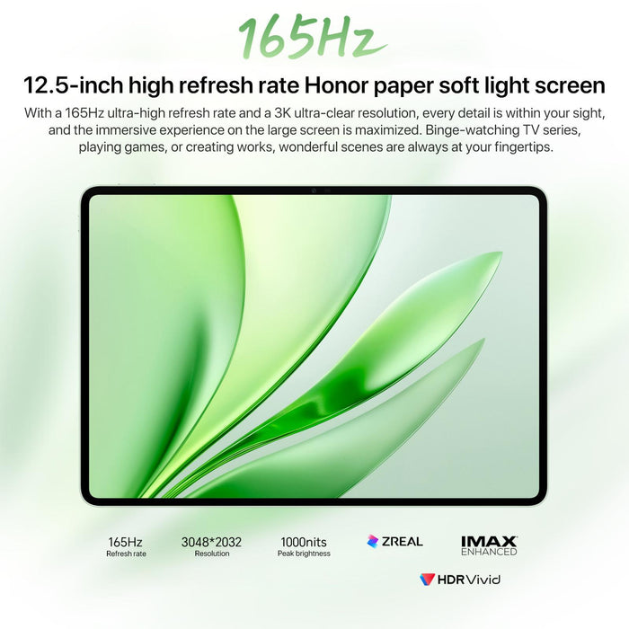 Honor Magicpad3 12.5 Inch Wifi Tablet Pc Magicos 9.0.1 Qualcomm Snapdragon 8 Gen3 Octa Core