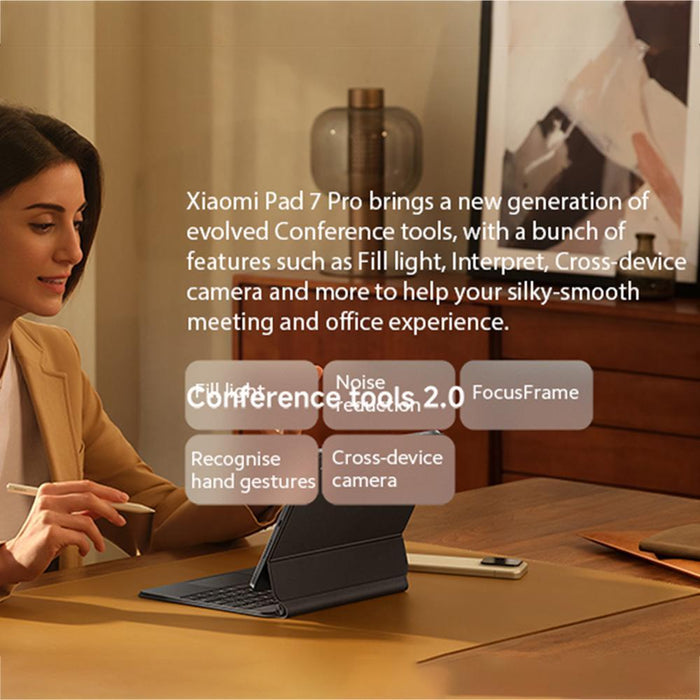 Xiaomi Pad 7 Pro Global 12Gb+512Gb 11.2 Inch Xiaomi Hyperos 2 Qualcomm Snapdragon 8S Gen 3 Octa Core