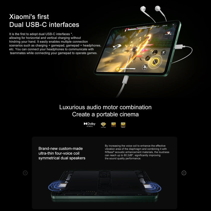 Xiaomi Redmi K Pad 8.8 Inch 8Gb+256Gb Hyperos 2 Mediatek Dimensity 9400+ Octa Core Cpu