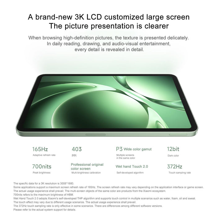 Xiaomi Redmi K Pad 8.8 Inch 12Gb+256Gb Hyperos 2 Mediatek Dimensity 9400+ Octa Core Cpu