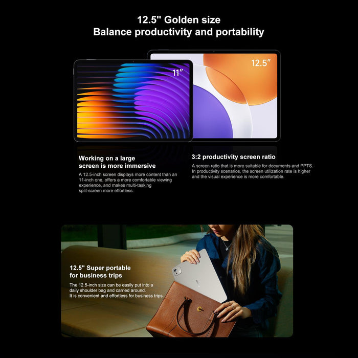Xiaomi Pad 7S Pro 12.5 Inch 12Gb+256Gb Hyperos 2 Xring O1 3Nm Deca Core Cpu