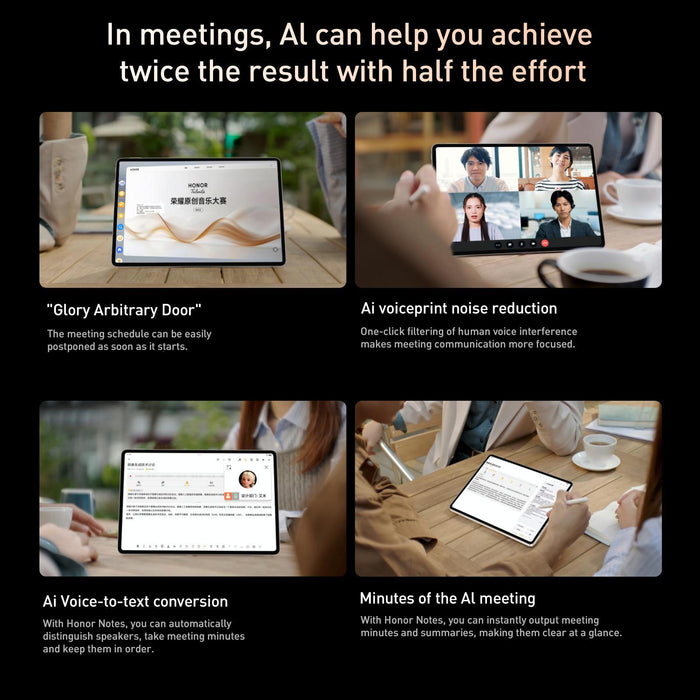 Honor Magicpad3 13.3 Inch Wifi Tablet Pc Magicos 9.0.1 Qualcomm Snapdragon 8 Gen3 Octa Core