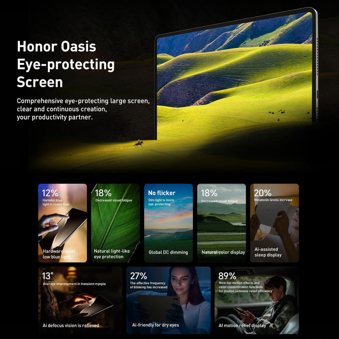 Honor Magicpad3 13.3 Inch Wifi Tablet Pc Magicos 9.0.1 Qualcomm Snapdragon 8 Gen3 Octa Core