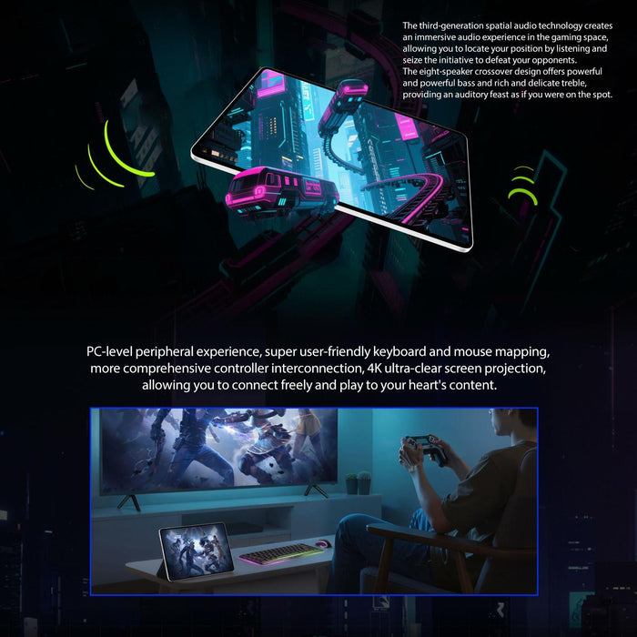 Honor Pad Gt2 Pro Wifi Tablet Pc 12.5 Inch Magicos 9.0.1 Qualcomm Snapdragon 8 Gen3 Octa Core