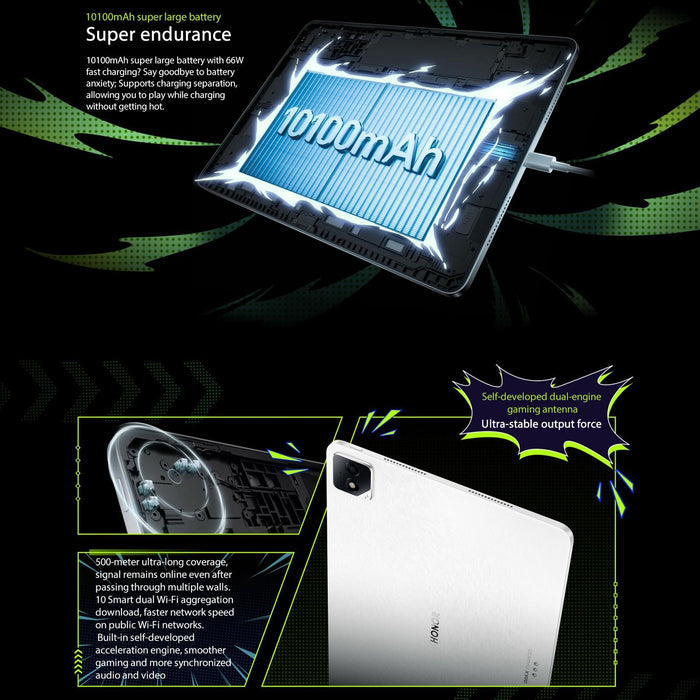 Honor Pad Gt2 Pro Wifi Tablet Pc 12.5 Inch Magicos 9.0.1 Qualcomm Snapdragon 8 Gen3 Octa Core