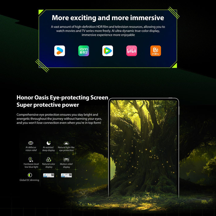 Honor Pad Gt2 Pro Wifi Tablet Pc 12.5 Inch Magicos 9.0.1 Qualcomm Snapdragon 8 Gen3 Octa Core