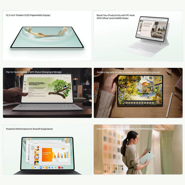 Huawei Matepad Pro 12.2 Inch 2025 Wifi Soft Light Screen 12Gb+512Gb Harmonyos 5.0 Hisilicon Kirin 9020A Not Support Google Play