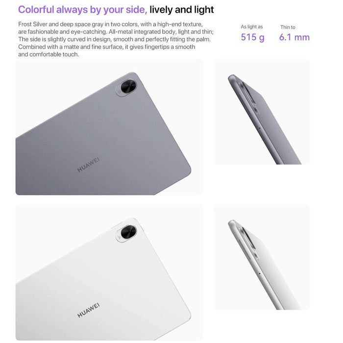 Huawei Matepad 11.5 S 2025 Wifi Dynamic Edition 8Gb+256Gb Harmonyos 5.0 Hisilicon Kirin T92C Not Support Google Play Grey