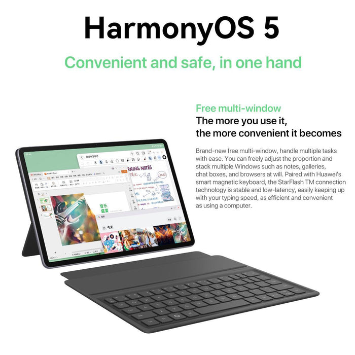 Huawei Matepad 11.5 S 2025 Wifi Soft Light Edition 12Gb+512Gb Harmonyos 5.0 Hisilicon Kirin T92B Not Support Google Play Grey