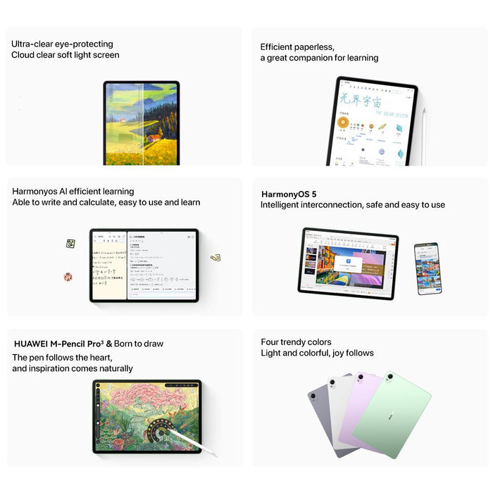 Huawei Matepad 11.5 S 2025 Wifi Soft Light Edition 12Gb+512Gb Harmonyos 5.0 Hisilicon Kirin T92B Not Support Google Play Grey