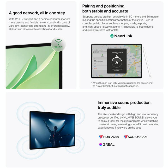 Huawei Matepad Air 12 Inch 2025 Wifi Soft Light Edition 12Gb+512Gb Harmonyos 5.0 Hisilicon Kirin T92A Not Support Google Play