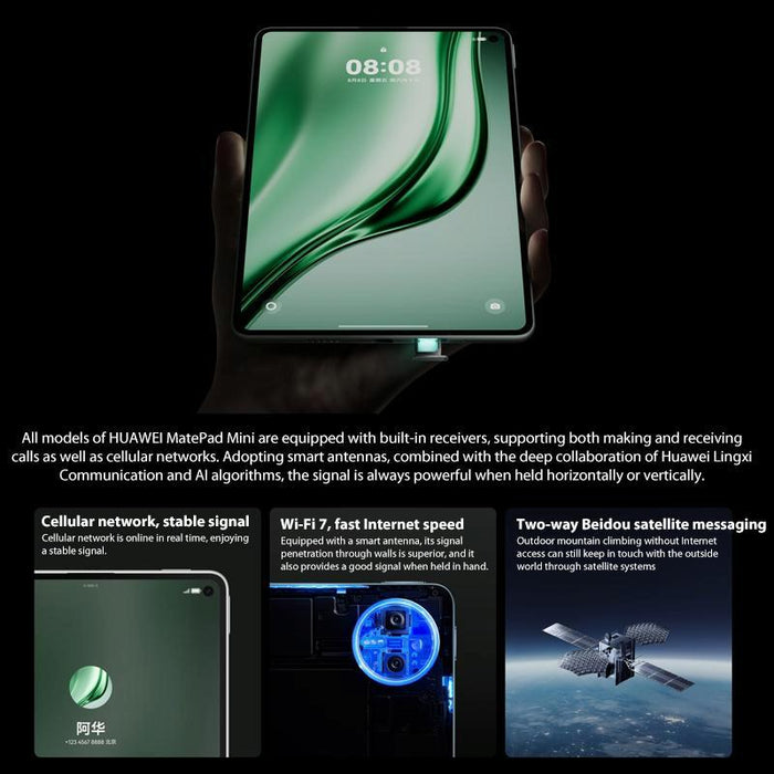 Huawei Matepad Mini 5G 8.8 Inch Soft Light Screen 12Gb+512Gb Harmonyos 5.1 Hisilicon Kirin 9010 Not Support Google Play