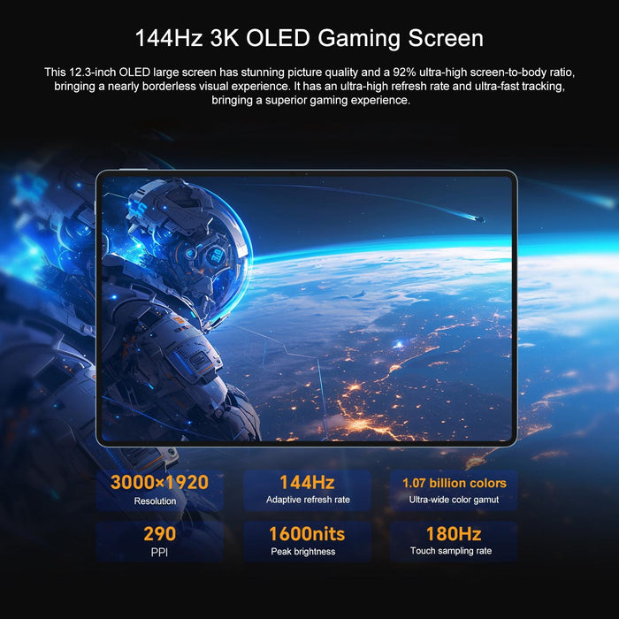 Honor Pad Gt Pro Wifi Tablet Pc 12.3 Inch Magicos 8.0.1 Qualcomm Snapdragon 8S Gen 3 Octa Core