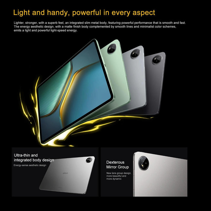 Vivo Iqoo Pad5 12.1 Inch Tablet Pc 8Gb+128Gb Originos 5 Mediatek Dimensity 9300+ Octa Core