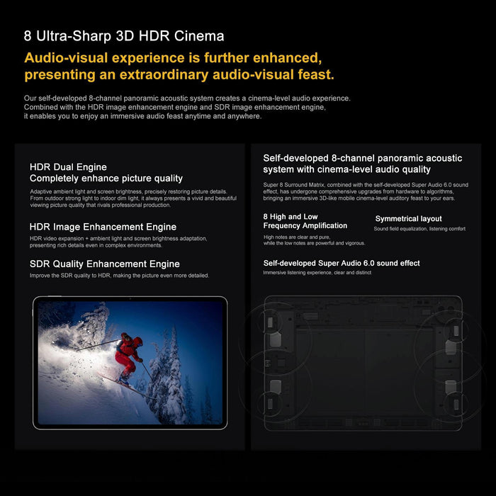 Vivo Pad5 Pro 13 Inch Tablet Pc 16Gb+512Gb Originos 5 Mediatek Dimensity 9400+ Octa Core