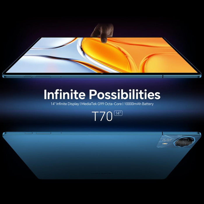 Teclast T70 4G Lte Tablet Pc 8Gb+256Gb 14 Inch Android 14 Mediatek Helio G99 Octa Core Support Dual Sim
