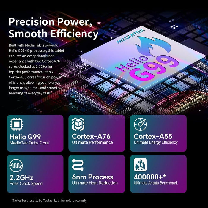 Teclast T70 4G Lte Tablet Pc 8Gb+256Gb 14 Inch Android 14 Mediatek Helio G99 Octa Core Support Dual Sim
