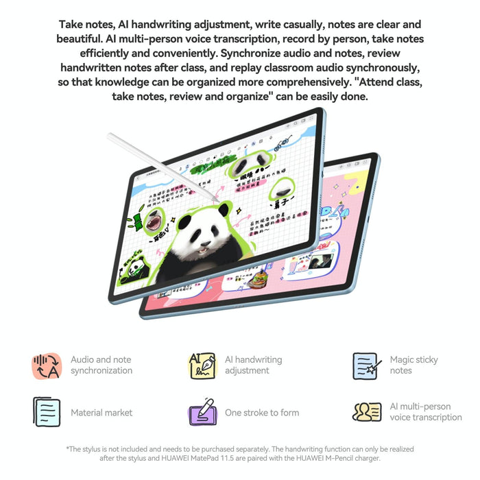 Huawei Matepad 11.5 2024 Wifi 120Hz Harmonyos 4.2 Histen 9.0 Hisilicon Kirin 8000