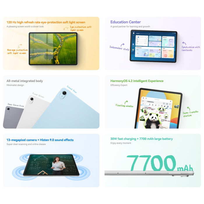 Huawei Matepad 11.5 2024 Wifi 120Hz Harmonyos 4.2 Histen 9.0 Hisilicon Kirin 8000