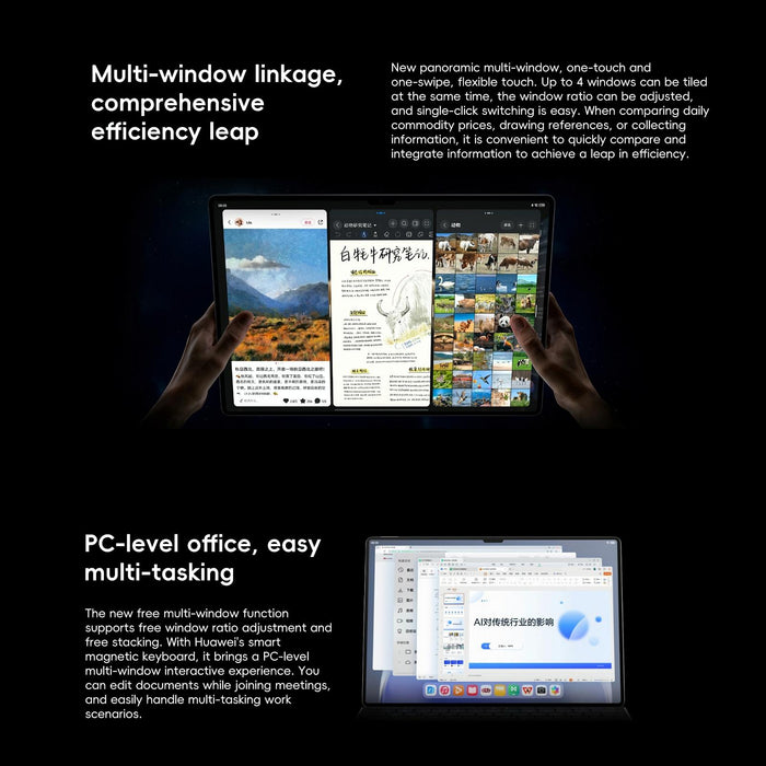 Huawei Matepad Pro 13.2 Inch 2025 Wifi Soft Light Screen 12Gb+512Gb Harmonyos 5.0 Hisilicon Kirin 9020 Not Support Google Play