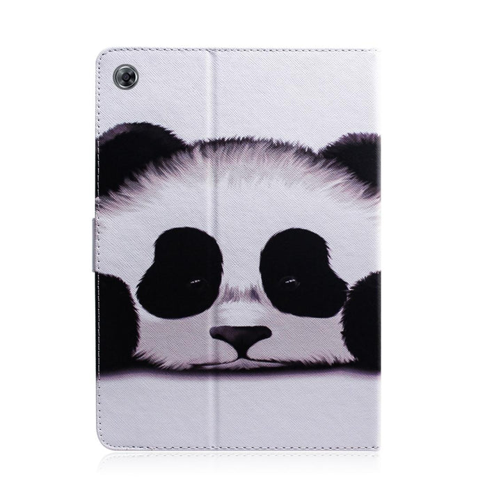 Panda Pattern Leather Case For Huawei Mediapad M5 Lite 10.1 With Holder & Card Slot