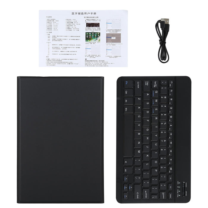 2 In 1 Removable Bluetooth Keyboard + Protective Leather Tablet Case With Holder For Lenovo Tab P11 Pro
