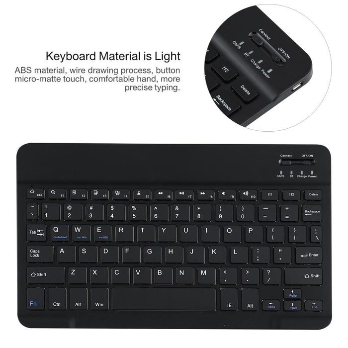2 In 1 Removable Bluetooth Keyboard + Protective Leather Tablet Case With Holder For Lenovo Tab P11 Pro