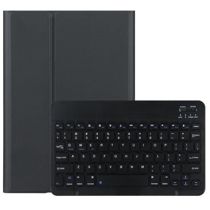 2 In 1 Removable Bluetooth Keyboard + Protective Leather Tablet Case With Holder For Lenovo Tab M10 Fhd Rel