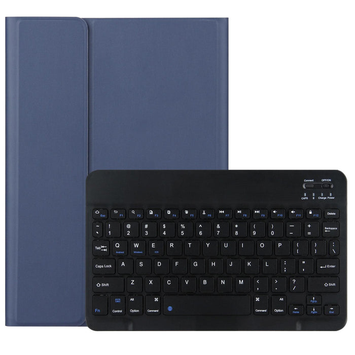 2 In 1 Removable Bluetooth Keyboard + Protective Leather Tablet Case With Holder For Lenovo Tab M10 Fhd Rel