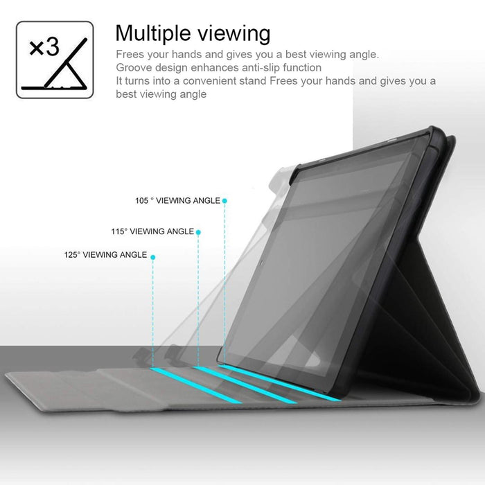 2 In 1 Removable Bluetooth Keyboard + Protective Leather Tablet Case With Holder For Lenovo M10 Fhd Rel Tb-X605Fc / Lc