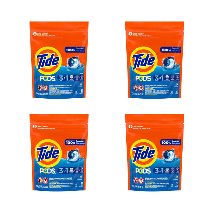 Goslash Picks 3In1 124 Clean Breeze Laundry Pods