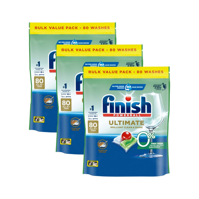 Goslash Picks Ultimate 0% Foam 240 Dishwasher Tablets