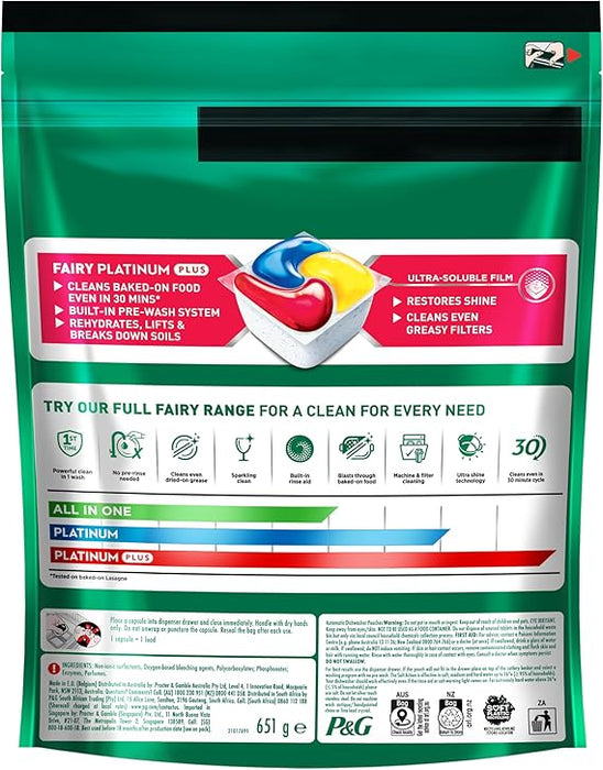 Goslash Picks Platinum Plus X 180 Lemon Dishwasher Tablets