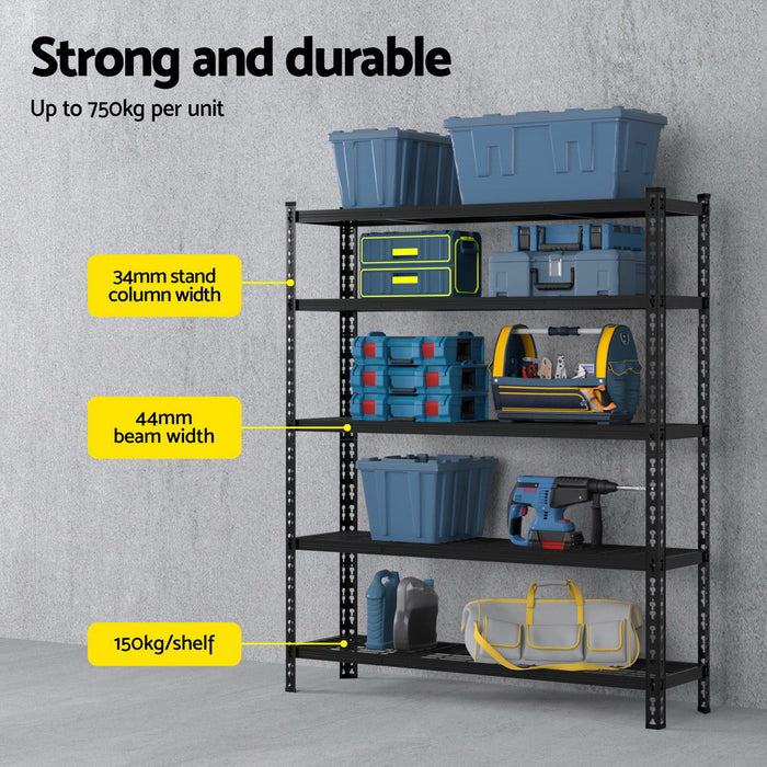 1.8Mx1.2M Garage Shelving Warehouse Rack