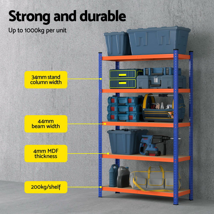 1.8M Garage Shelving Warehouse Rack
