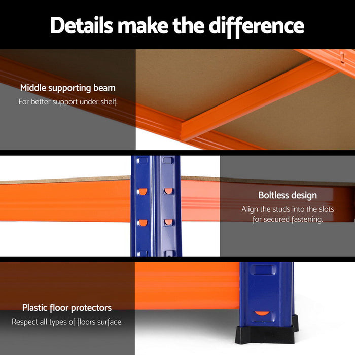 1.8M Garage Shelving Warehouse Rack