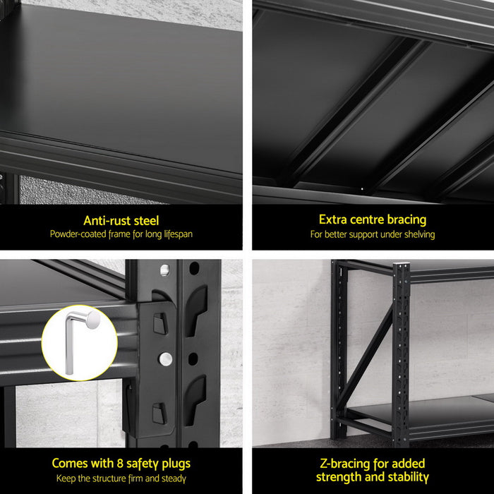 1.5M x0.9M Warehouse Shelving Garage Rack