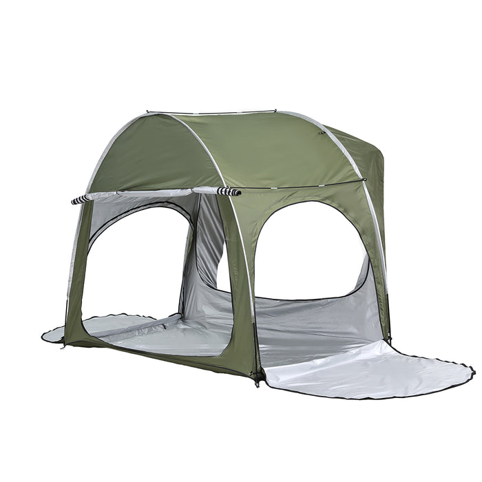 Camping Tent Car Suv Rear Hatchback Tents Canopy Portable Outdoor Family Green
