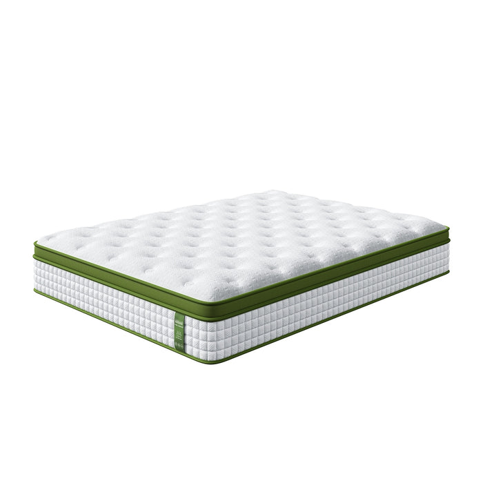 Queen Mattress 30Cm Medium Firm Hybrid Mattress For Pressure Relief Motion Isolation