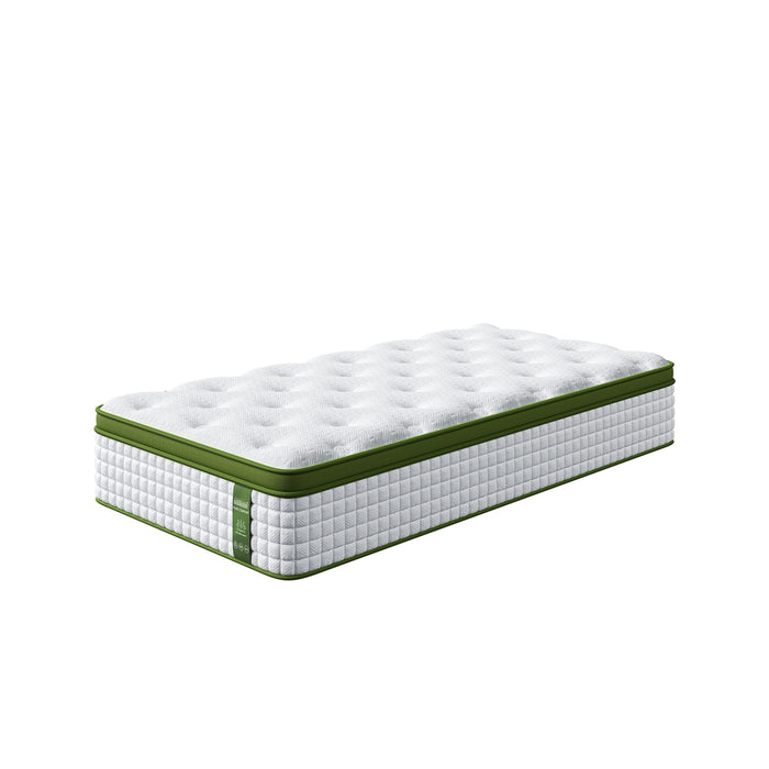 King Single Mattress 34Cm Medium Hybrid Mattress For Pressure Relief Motion Isolation