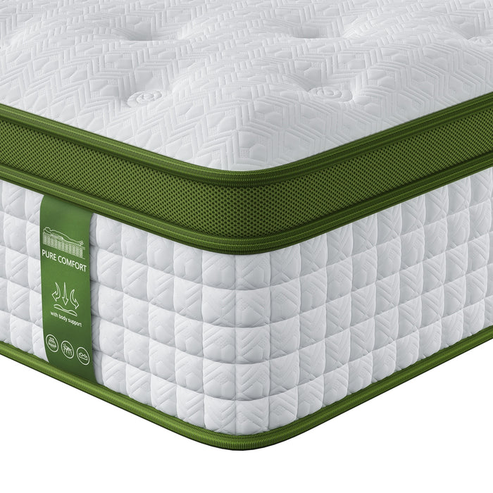 Queen Mattress 34Cm Medium- Hybrid Mattress For Pressure Relief Motion Isolation