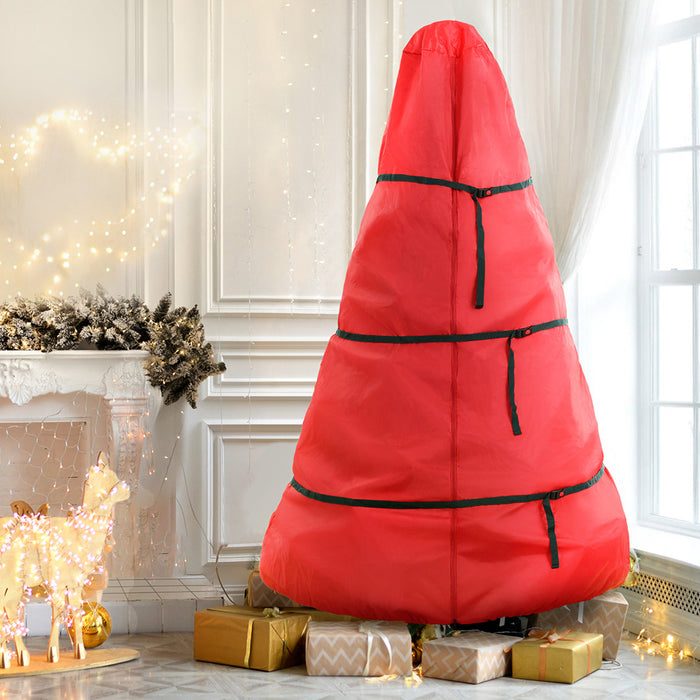 Christmas Tree Storage Bag Fits Up To 8Ft Tree Xmas Bag Zipper Red