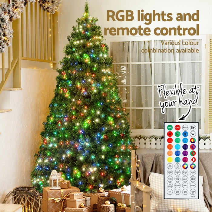 Christmas Tree 1.8M Rgb Remote Led Tree Party Decoration 890 Tips
