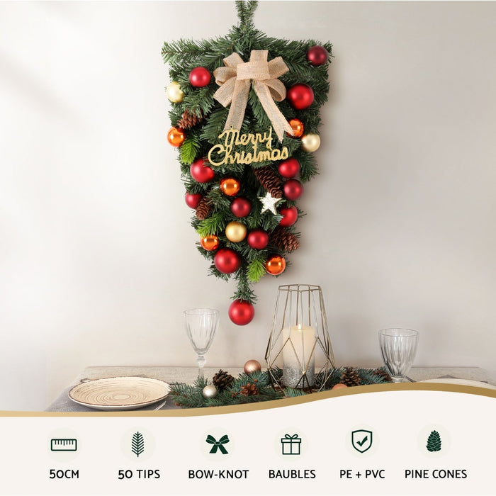 Hanging Christmas Garland 50Cm Ornaments Party Decorations